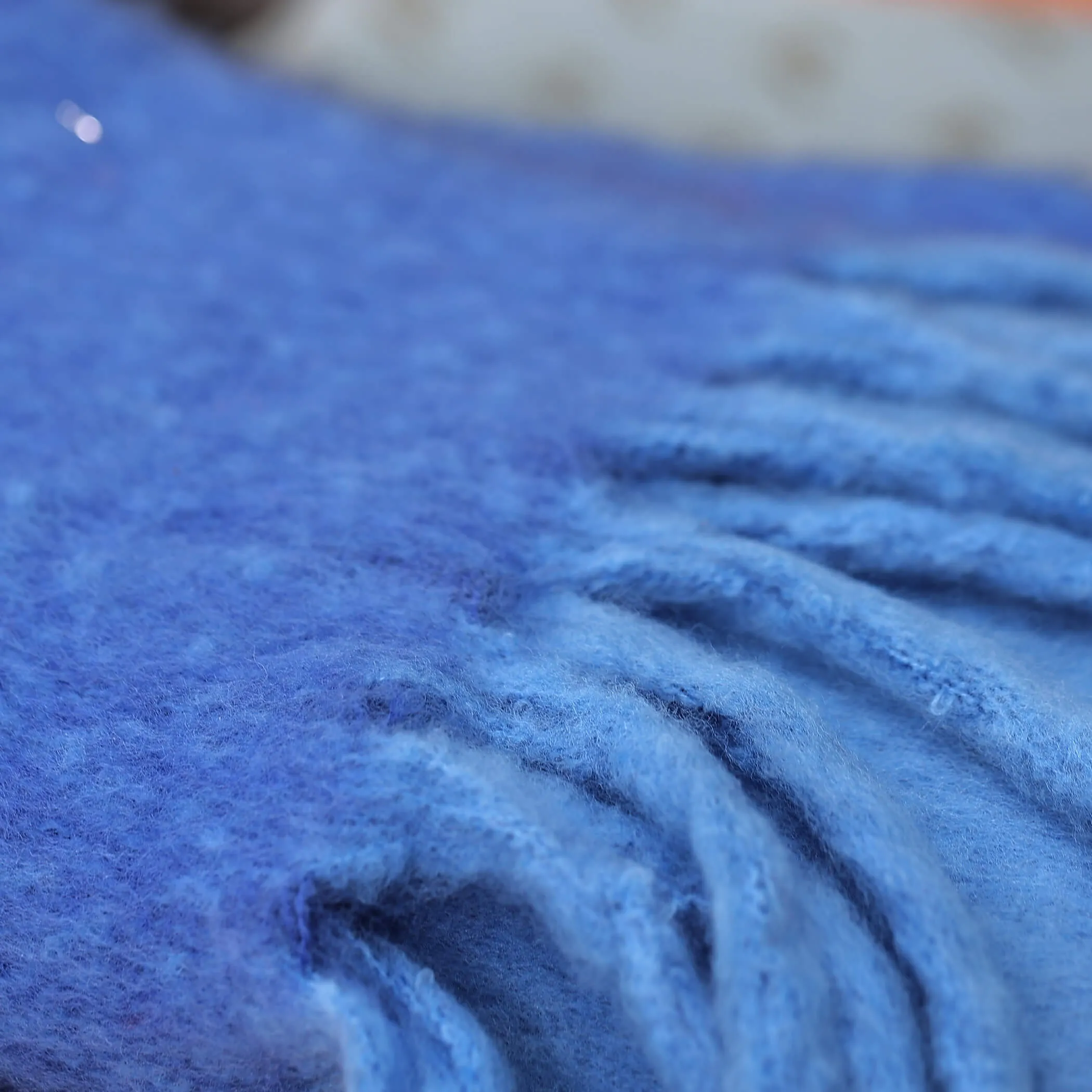 100% Certified Recycled Chunky Knit Oversized Ombre Scarf
