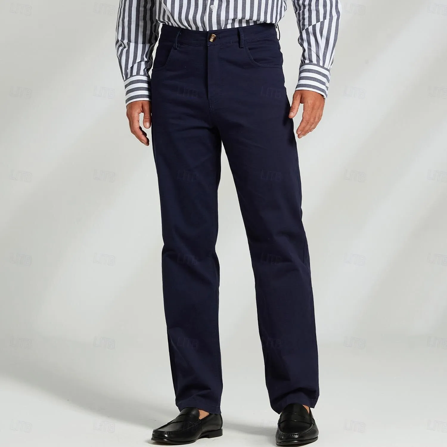 100% Cotton Full Length Chinos