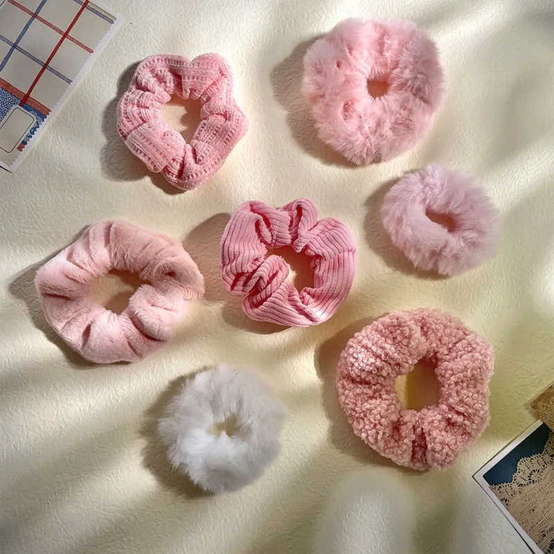 1/7 Pcs/Set Women Hair Scrunchies