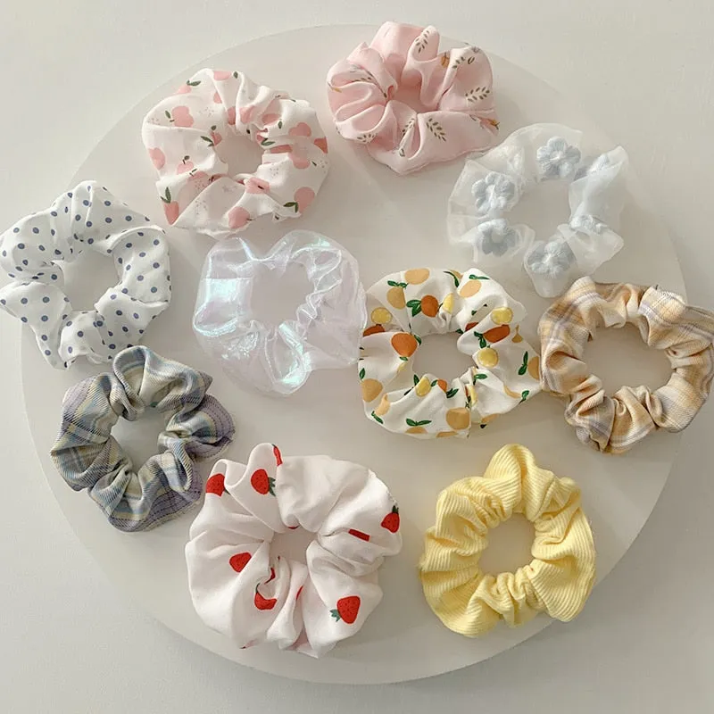 1/7 Pcs/Set Women Hair Scrunchies