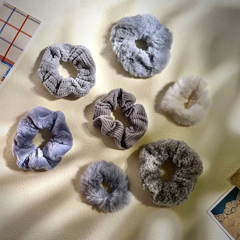 1/7 Pcs/Set Women Hair Scrunchies