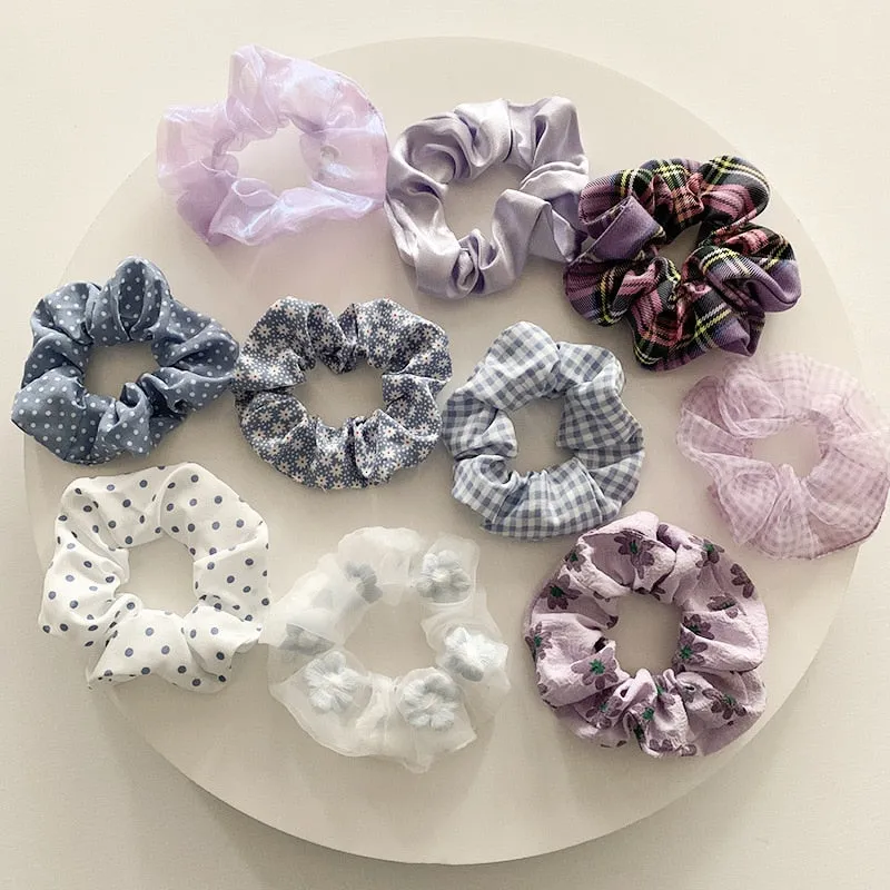 1/7 Pcs/Set Women Hair Scrunchies