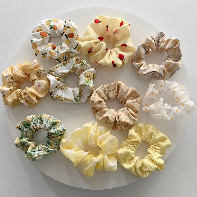 1/7 Pcs/Set Women Hair Scrunchies