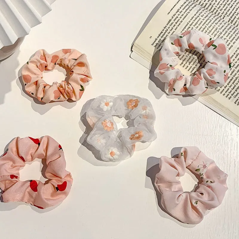 1/7 Pcs/Set Women Hair Scrunchies
