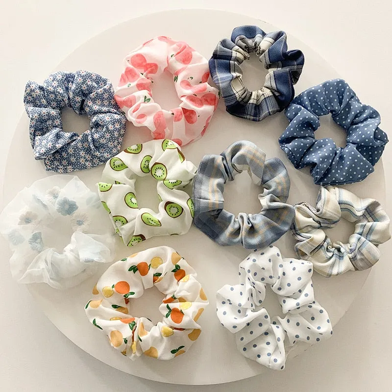 1/7 Pcs/Set Women Hair Scrunchies