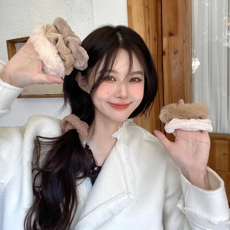 1/7 Pcs/Set Women Hair Scrunchies