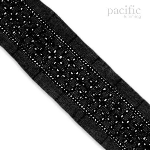 2 1/4" Cotton Lace Trim : 280007LA (2 Colors)