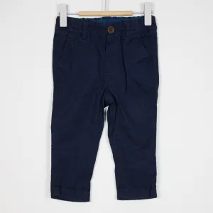 4-6M
Navy Chinos