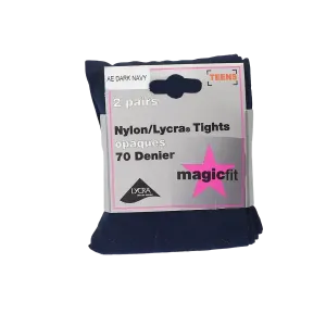 70D Opaque Tights - Black
