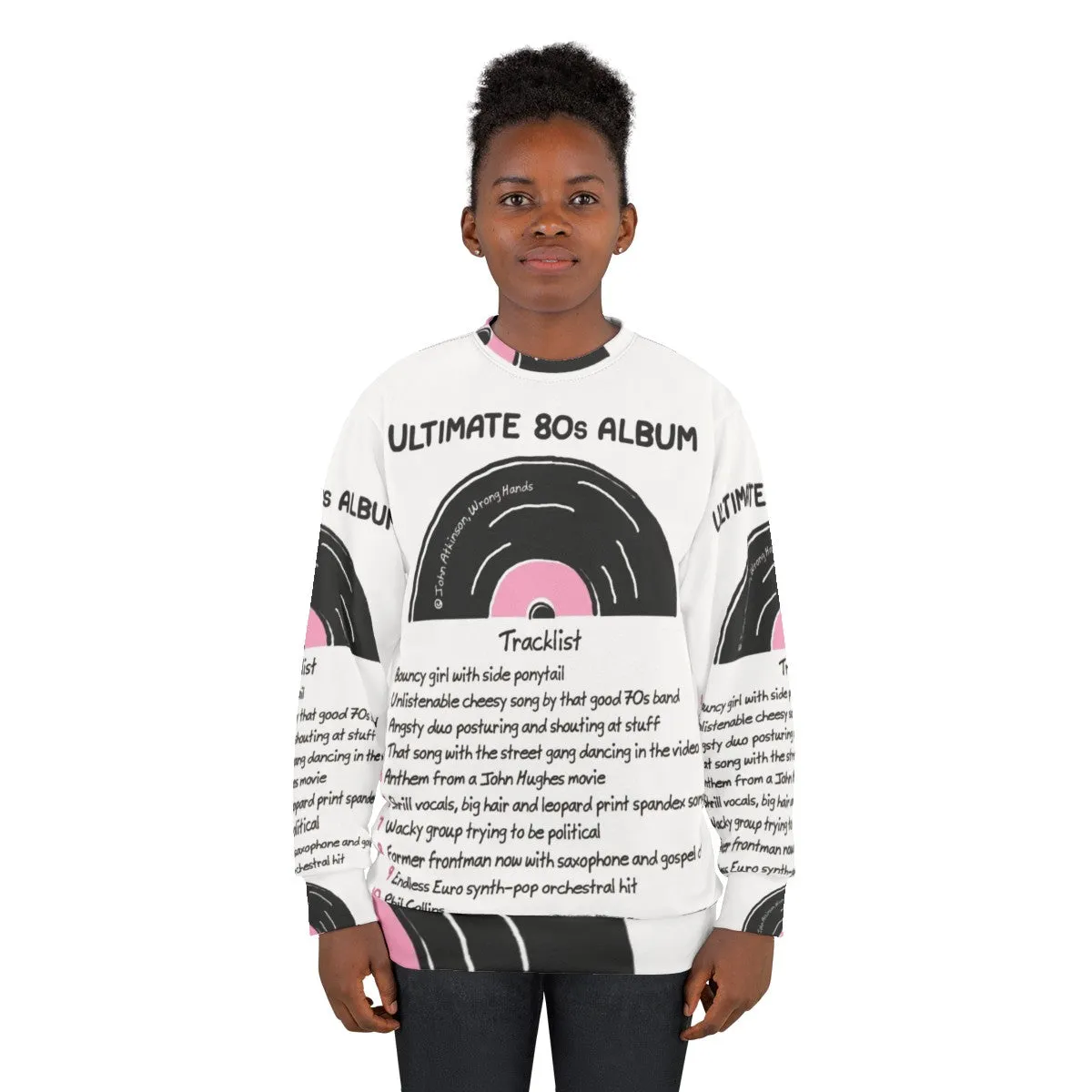 80s Music Lover's Ultimate Retro Album Sweatshirt
