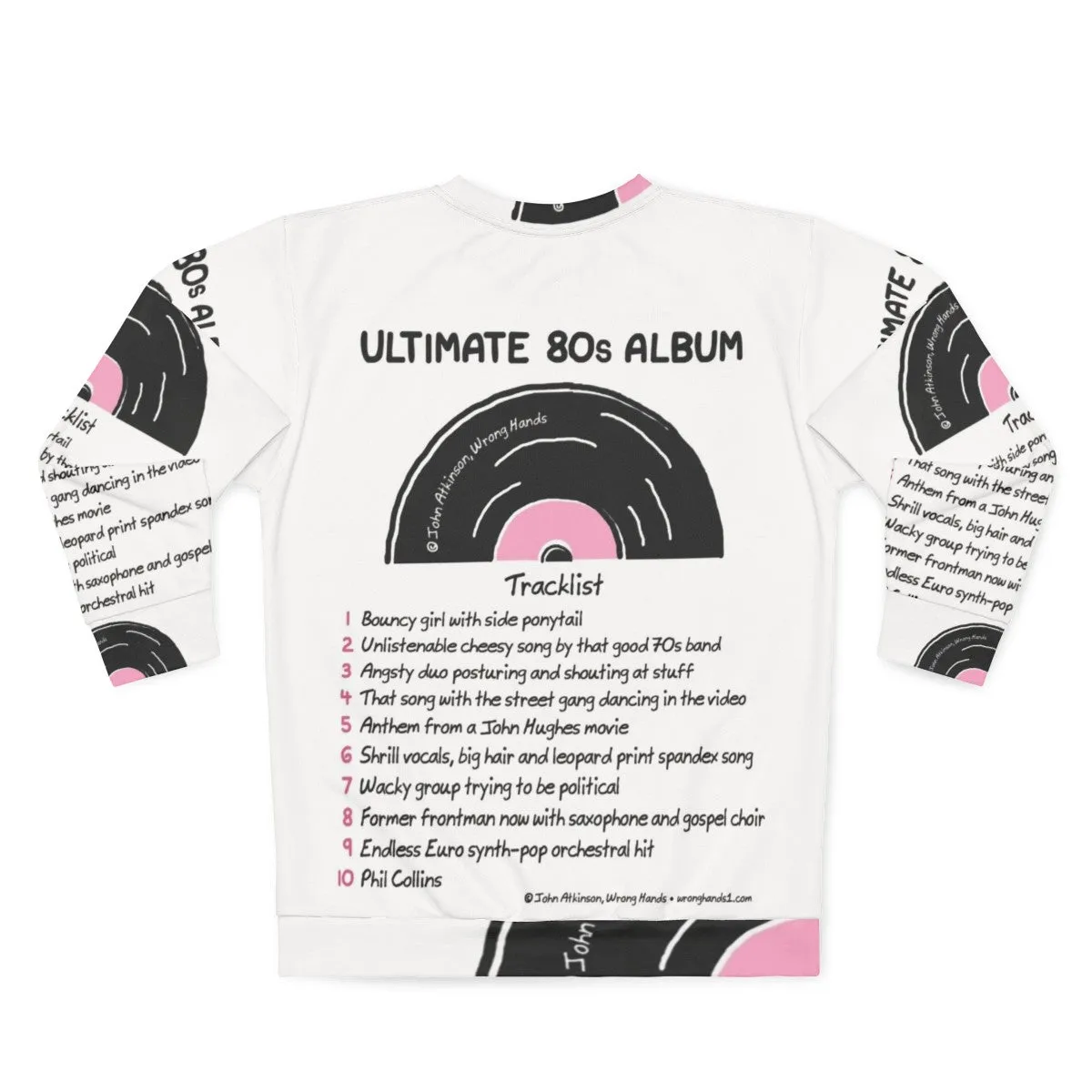 80s Music Lover's Ultimate Retro Album Sweatshirt
