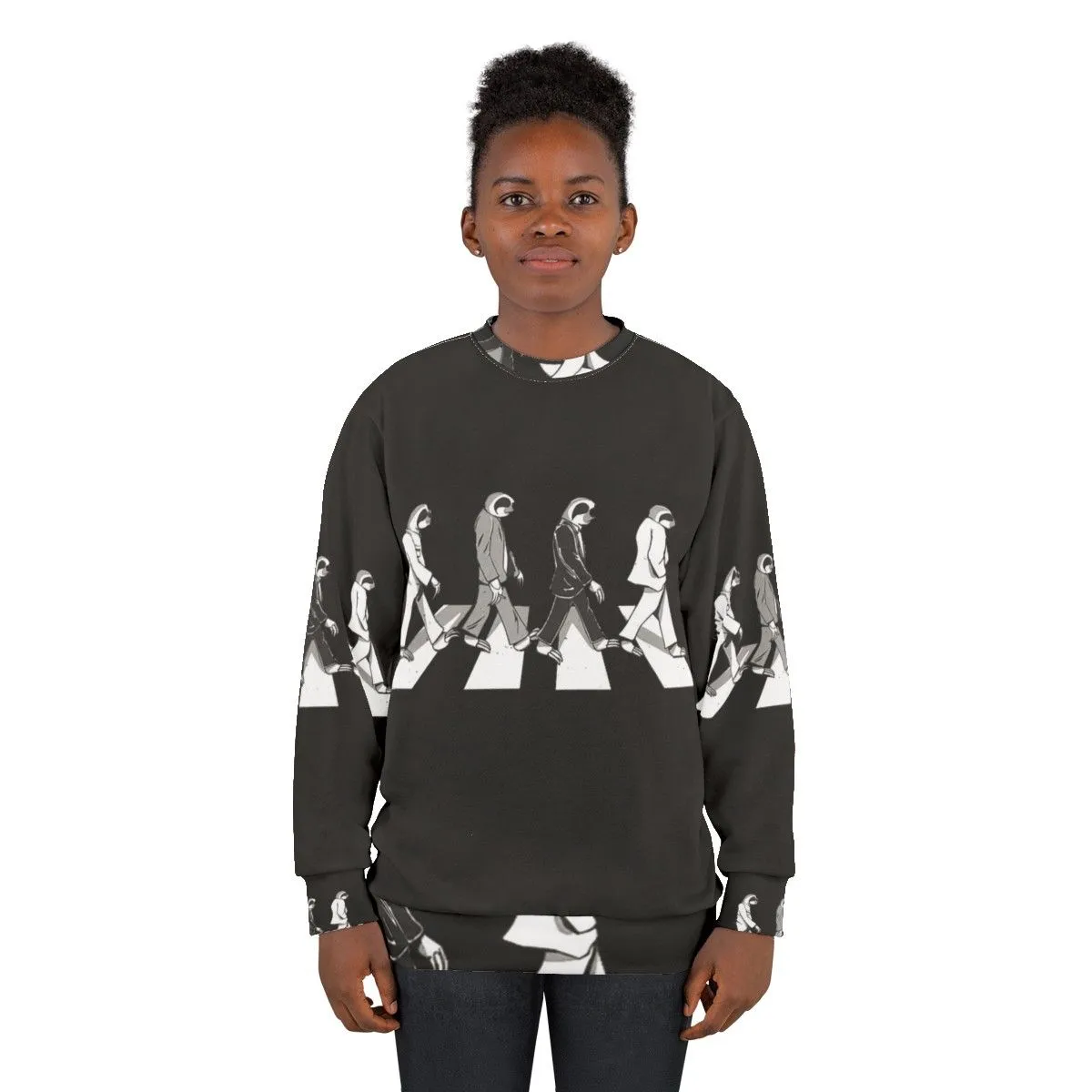 Abbey Road Sloth Parody Women's Sweatshirt