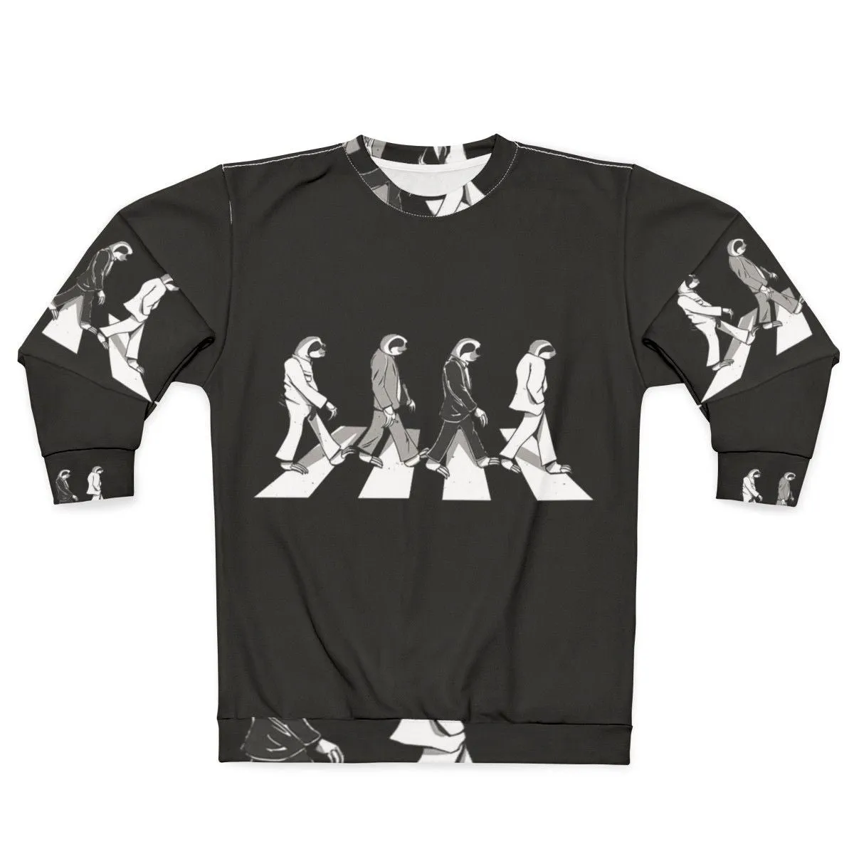 Abbey Road Sloth Parody Women's Sweatshirt