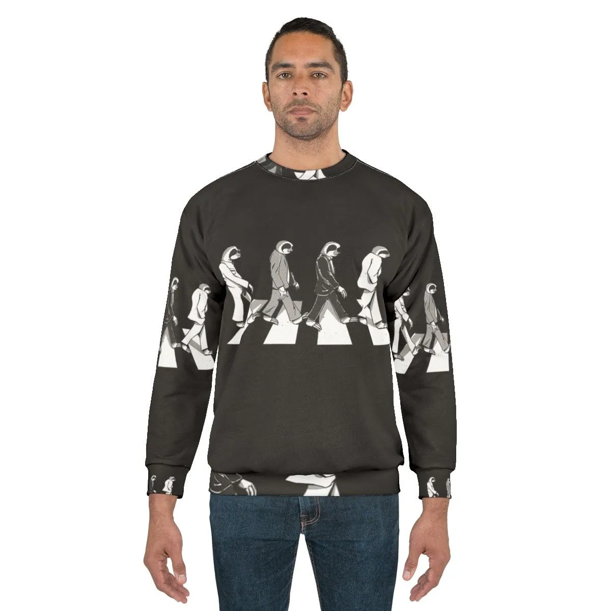 Abbey Road Sloth Parody Women's Sweatshirt