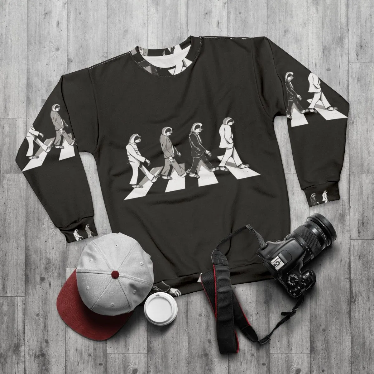 Abbey Road Sloth Parody Women's Sweatshirt