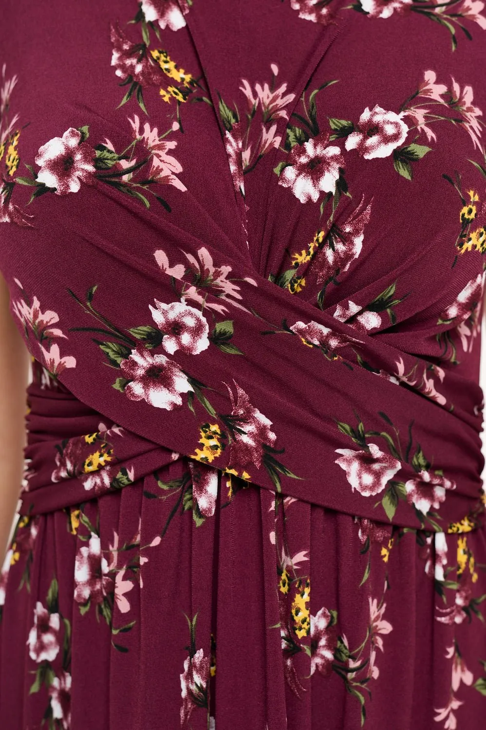 Adele Crossover Front Mini Dress