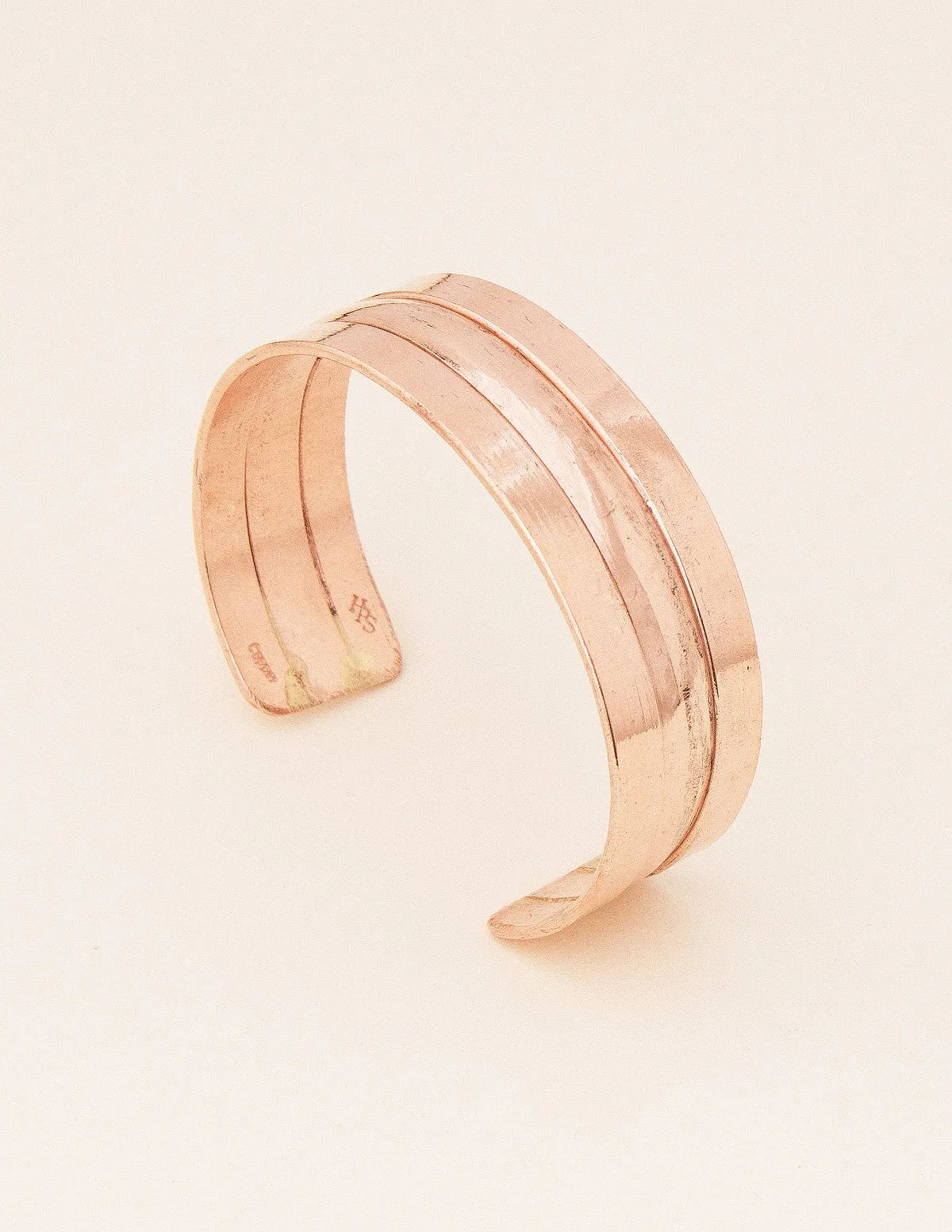 Artisan Tri-Bar Copper Cuff