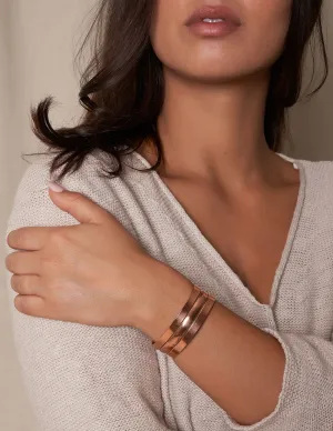 Artisan Tri-Bar Copper Cuff