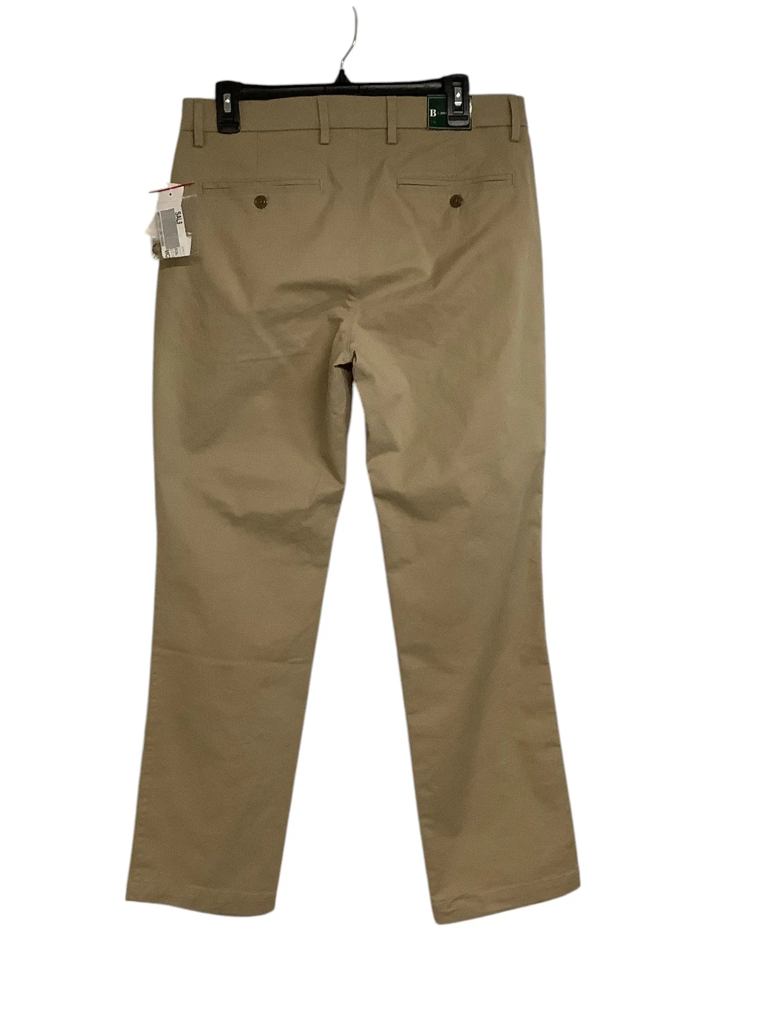B by Brooks Brothers Mens Classic fit Chinos Pants 32 / 30 Beige Solid Stretch
