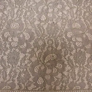 Black and Gold Corded Floral Solstiss Lace