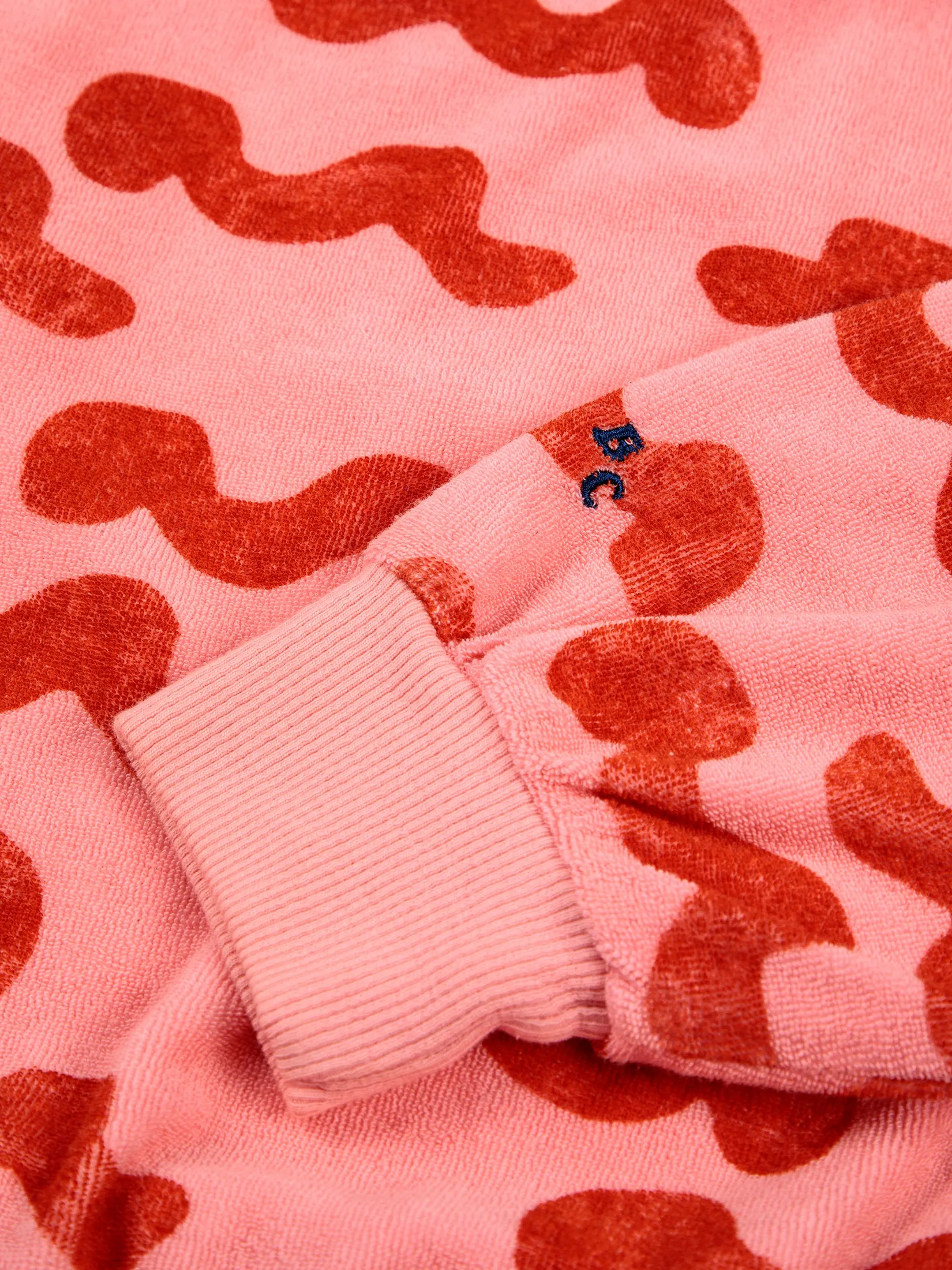 Bobo Choses Waves AOP Terry Sweatshirt