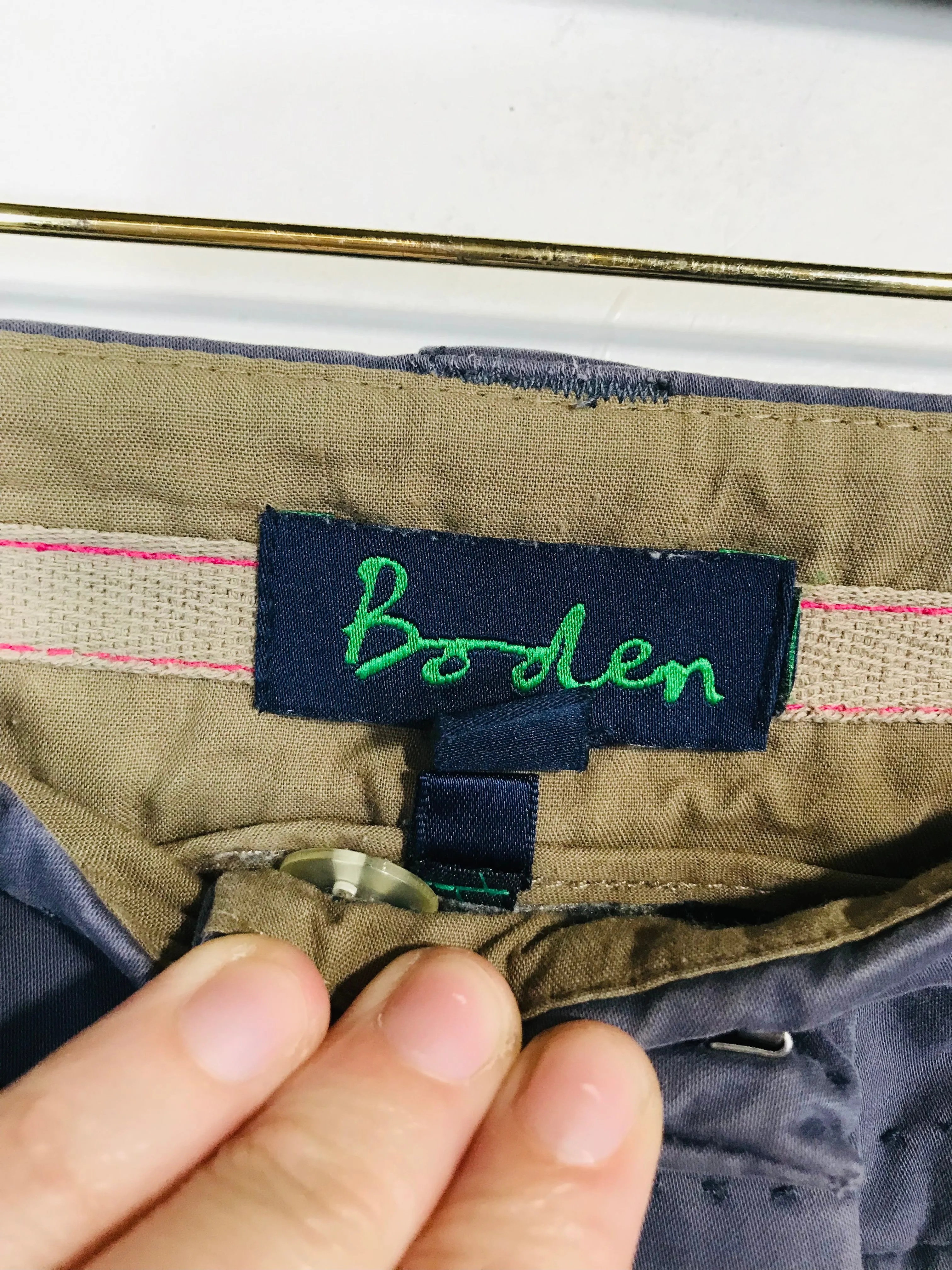 Boden Women's Chinos Trousers | UK8 | Blue