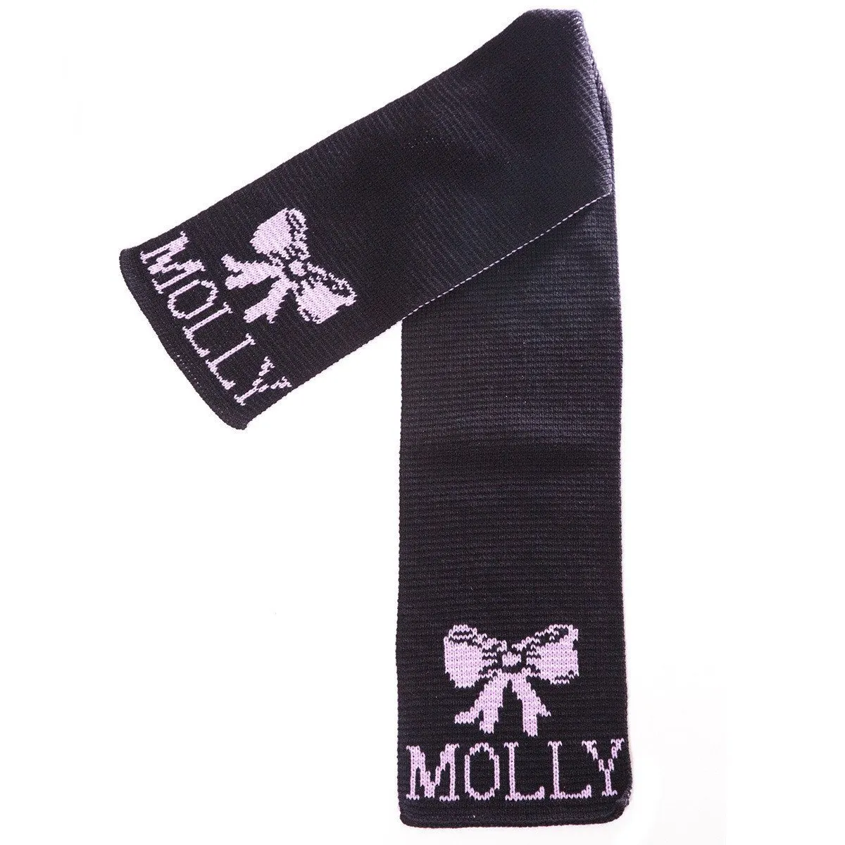 Bow Personalized Knit Scarf
