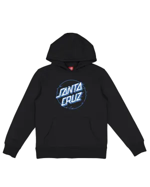 Boys Vivid Other Dot Hoodie in Black