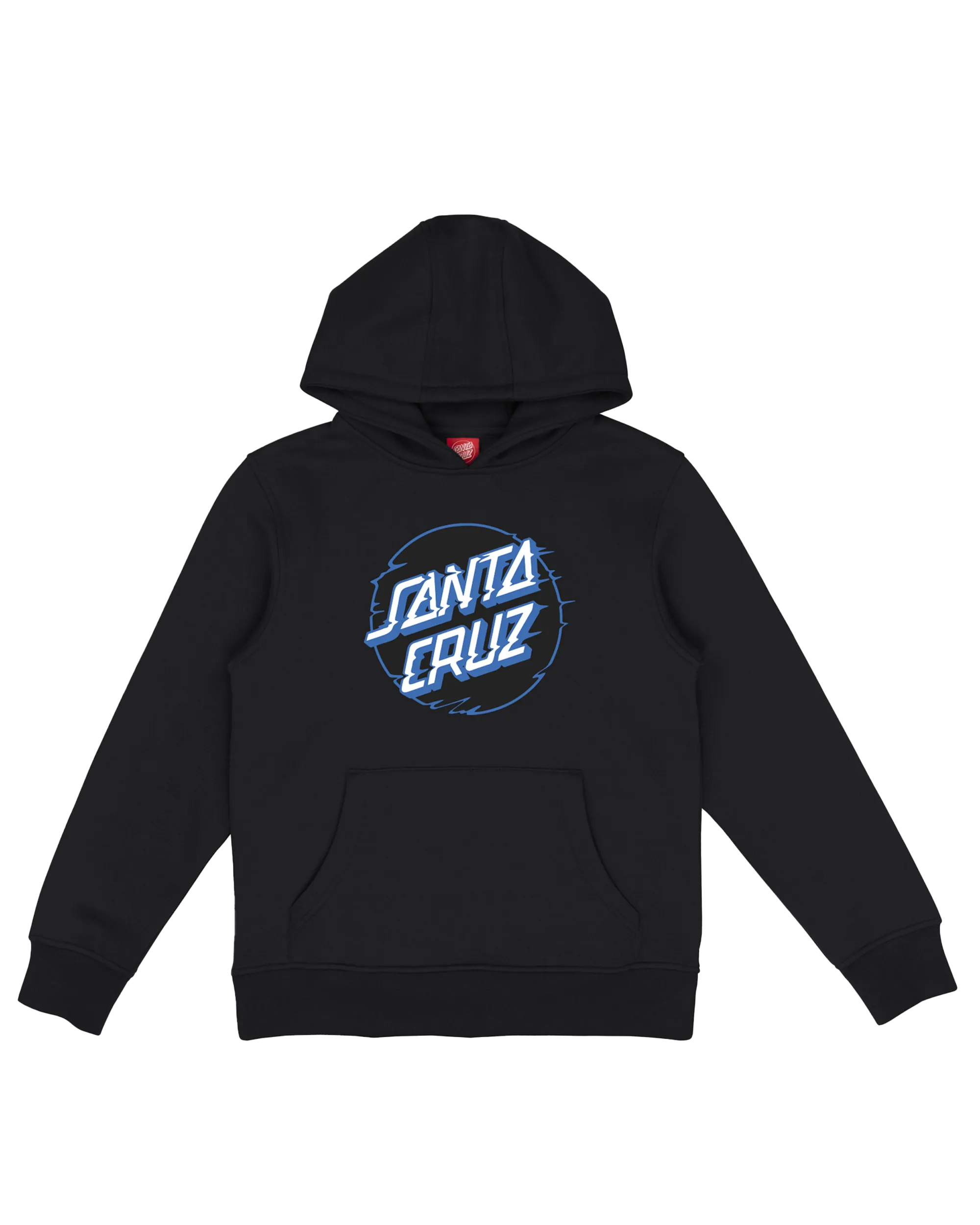 Boys Vivid Other Dot Hoodie in Black
