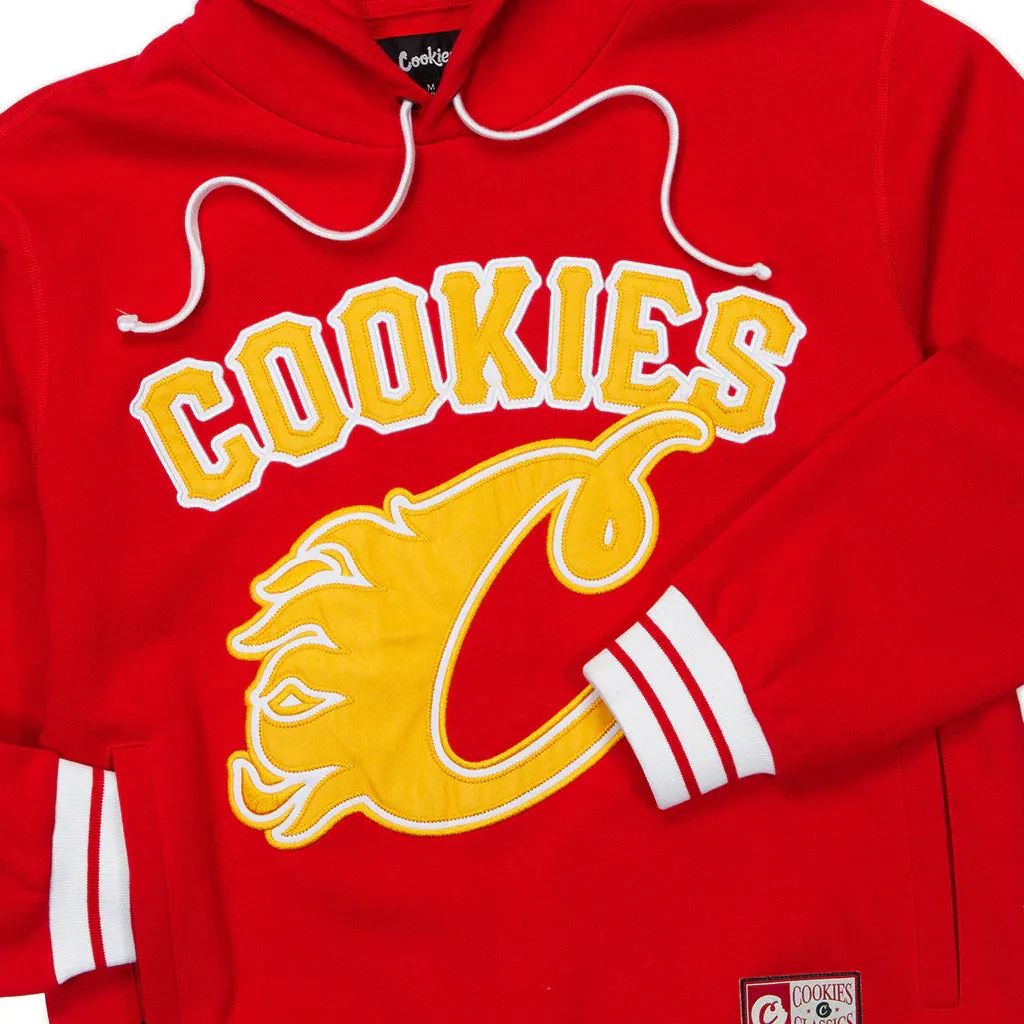 Breakaway Pullover Fleece Hoodie - Red