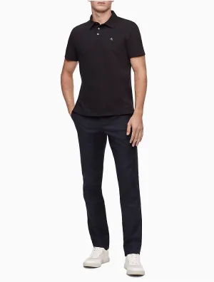 Calvin Klein Mens Slim fit Chinos Pants 34 / 34 Navy Blue Solid