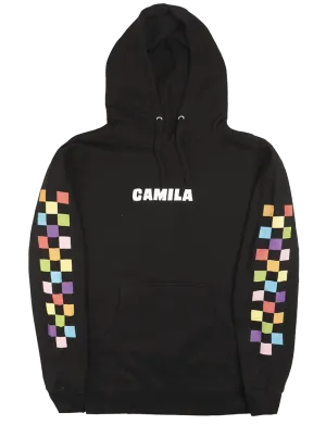 CAMILA CABELLO HOODIE BLACK WASH - BUTTERFLY