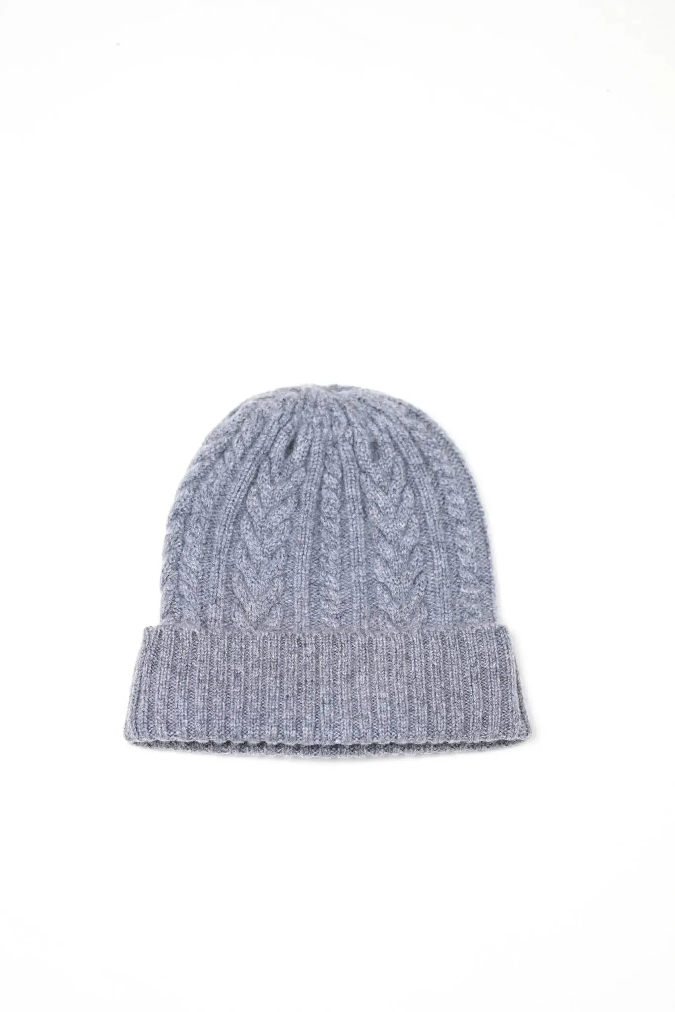 Cashmere Cable Knit Beanie
