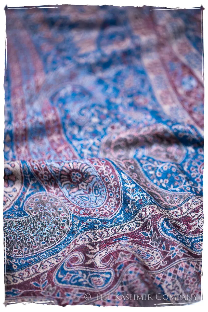 Catiuscia Paisley Reversible Kashmir Wool Scarf