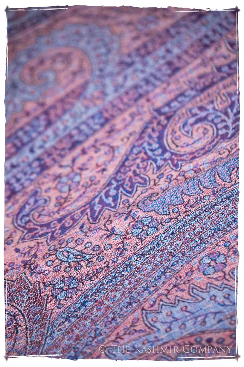Catiuscia Paisley Reversible Kashmir Wool Scarf