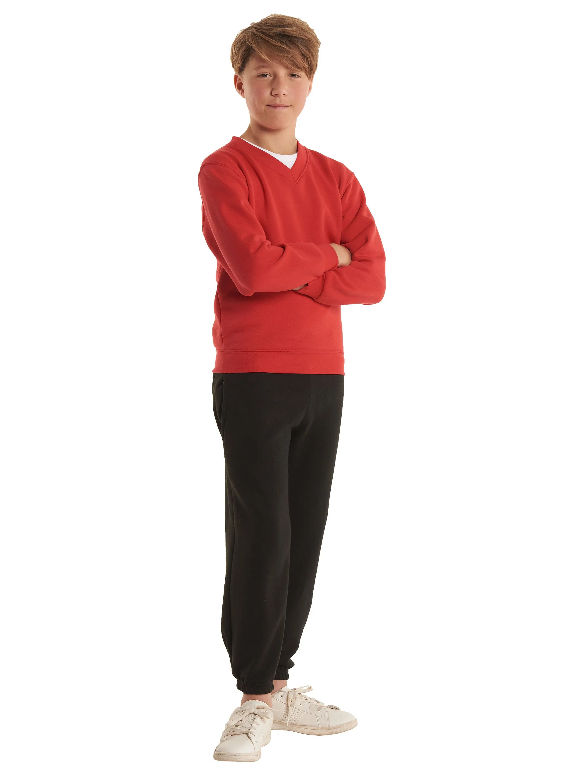 Childrens Classic V-Neck Sweatshirt | Sky