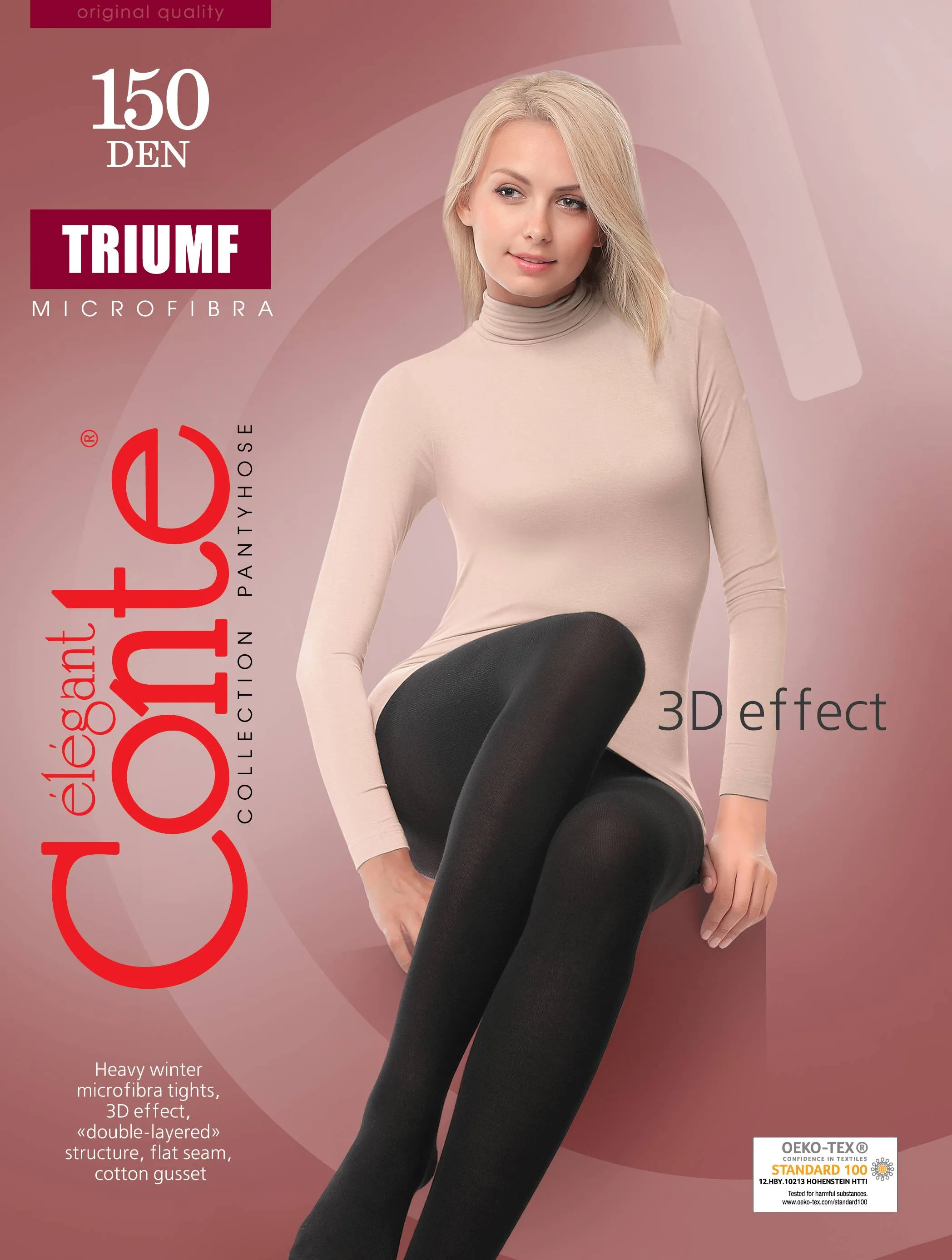 Conte Triumf 150 Den - Microfibra Warm Women's Tights (8С-57СП)