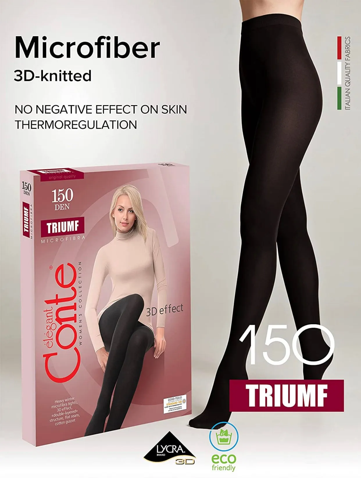 Conte Triumf 150 Den - Microfibra Warm Women's Tights (8С-57СП)