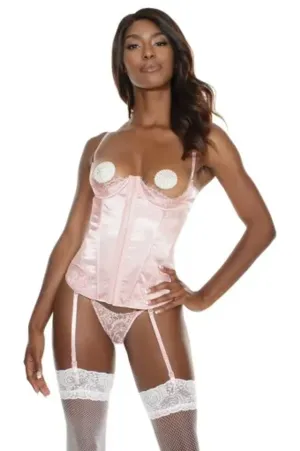 Coquette Bustier - Color: Pink | Pack Of: 1 | Style: Clothing