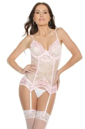 Coquette Bustier - Color: White | Pack Of: 1 | Style: Clothing