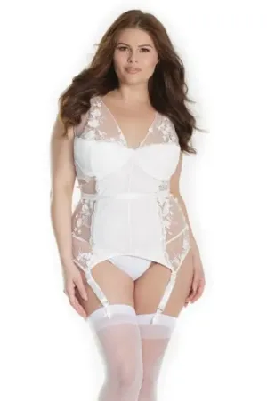 Coquette Diva Bustier - Color: White | Pack Of: 1 | Style: Clothing