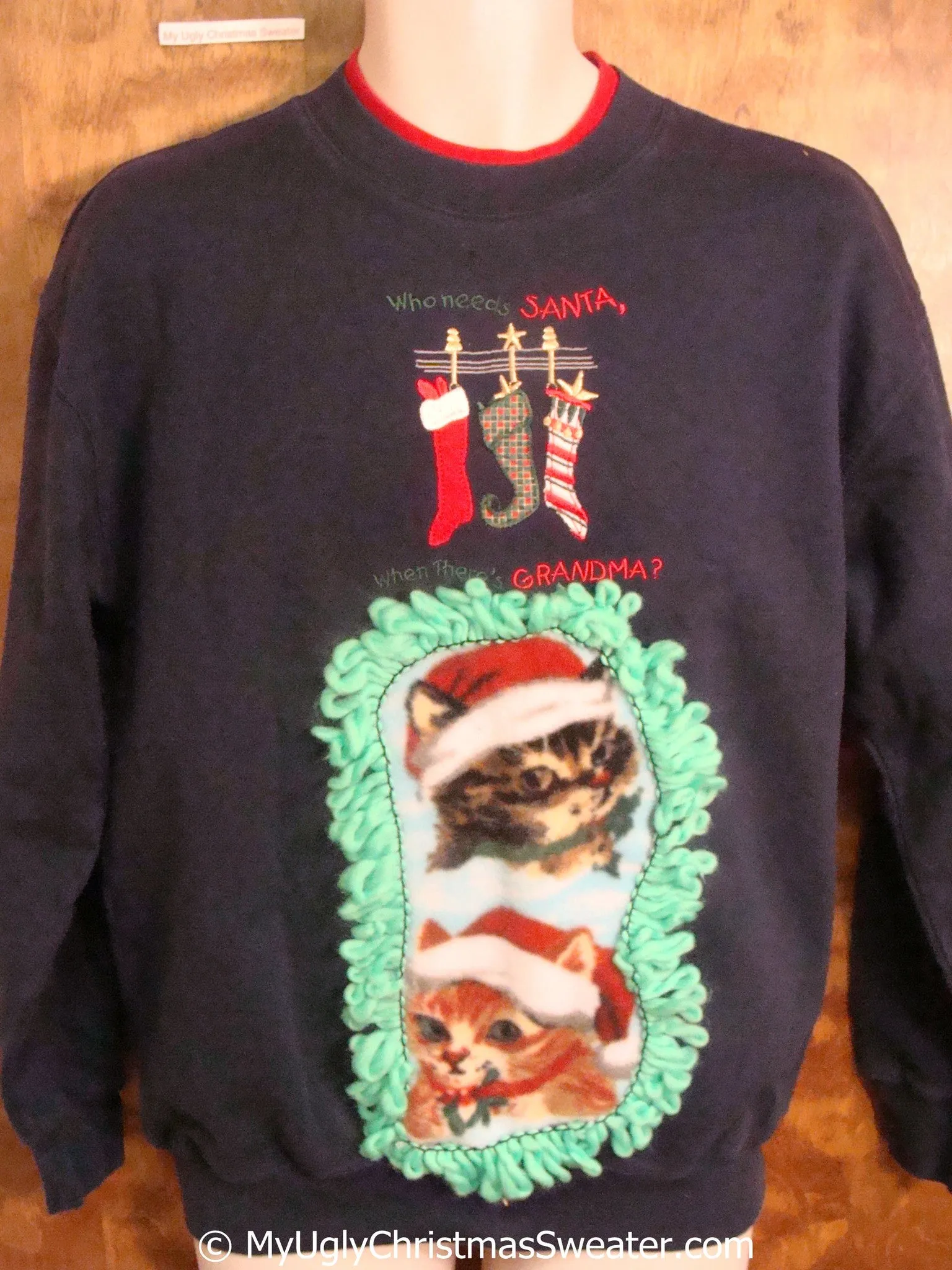 Crazy Cat Lady Favorite Tacky Christmas Sweatshirt