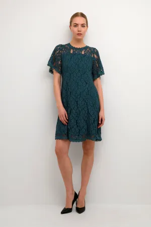 Cream Kit Lace Dress