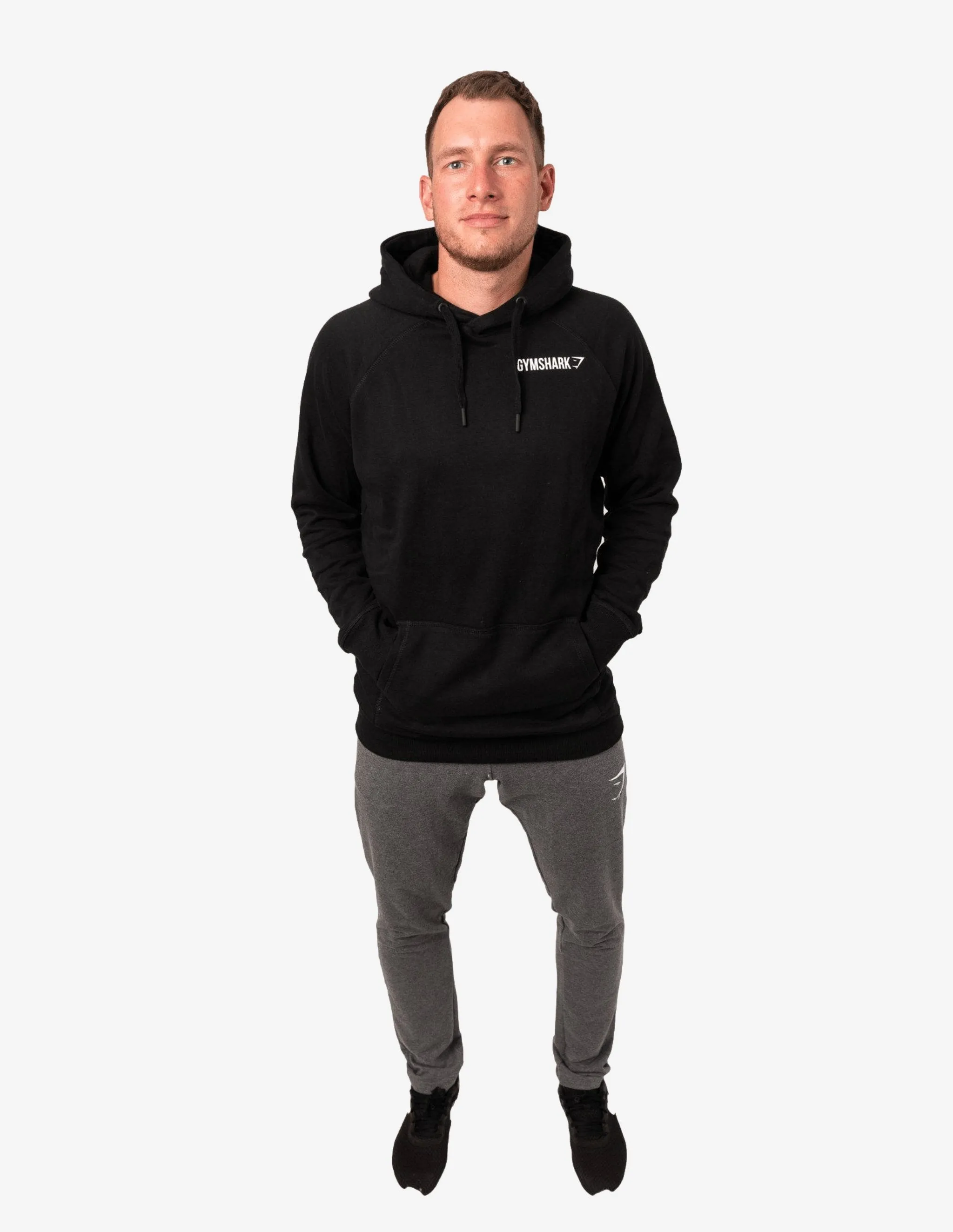 Crest Pullover Hoodie Black