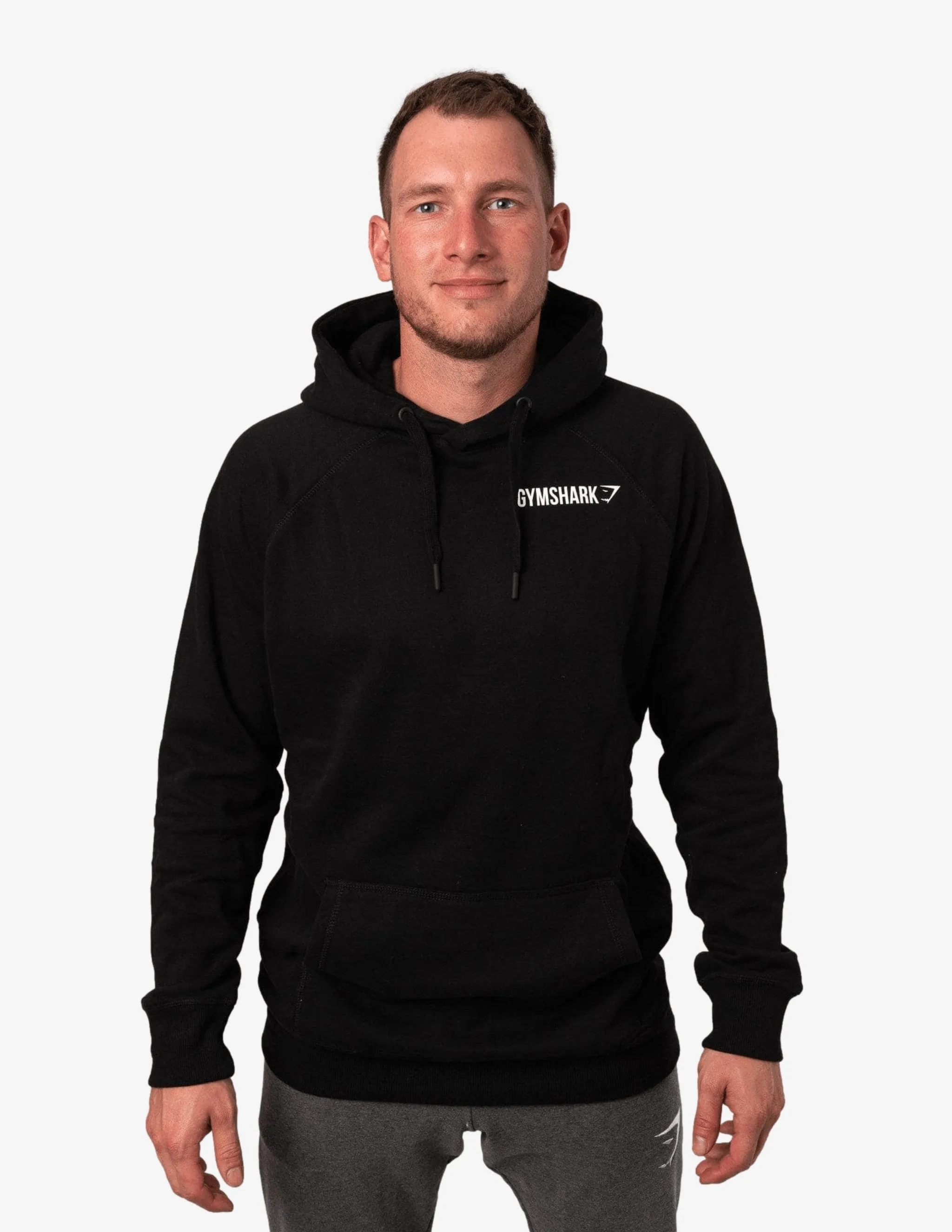 Crest Pullover Hoodie Black
