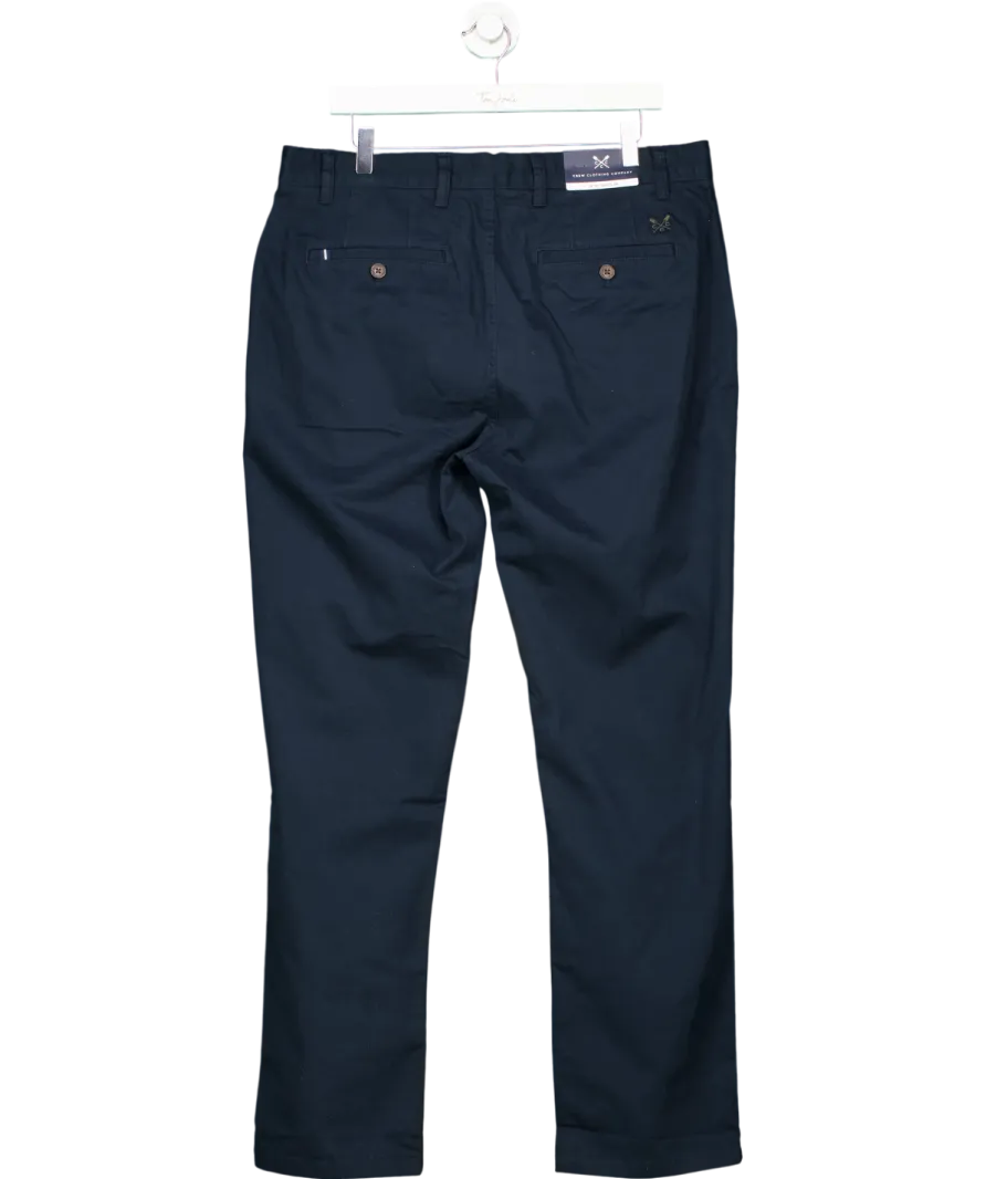 Crew Clothing Blue Straight Chino W36