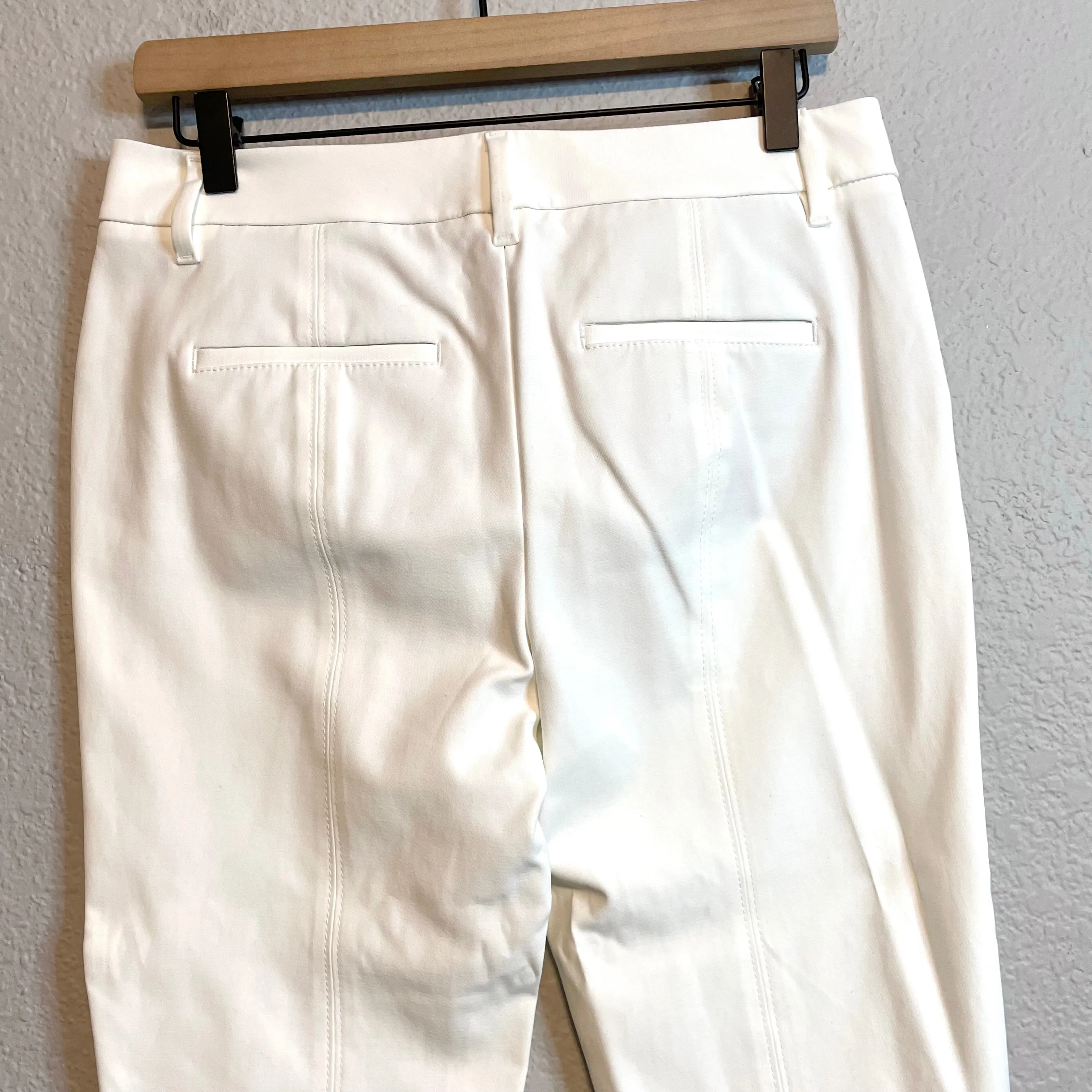 Cropped Straight Dress Pants