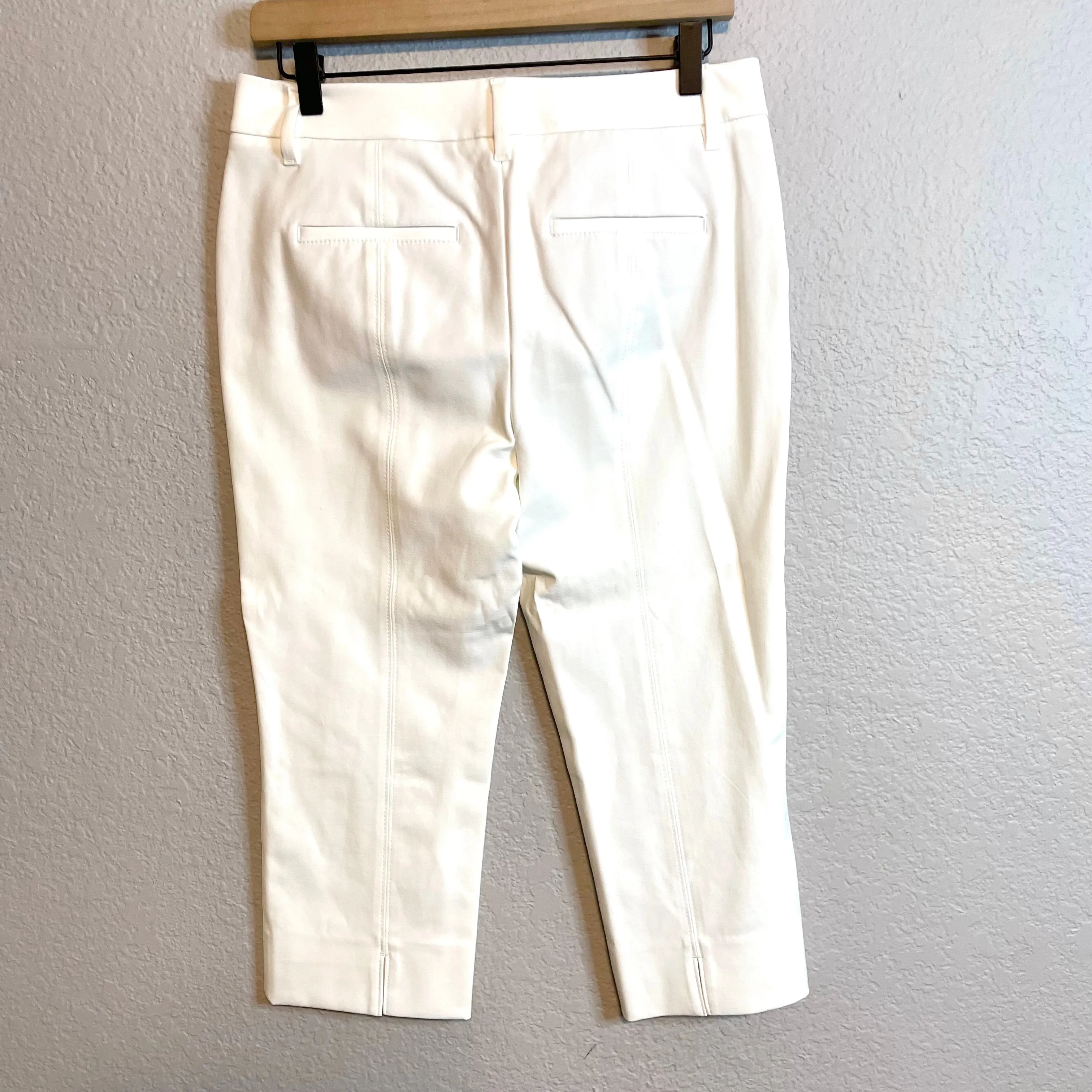 Cropped Straight Dress Pants