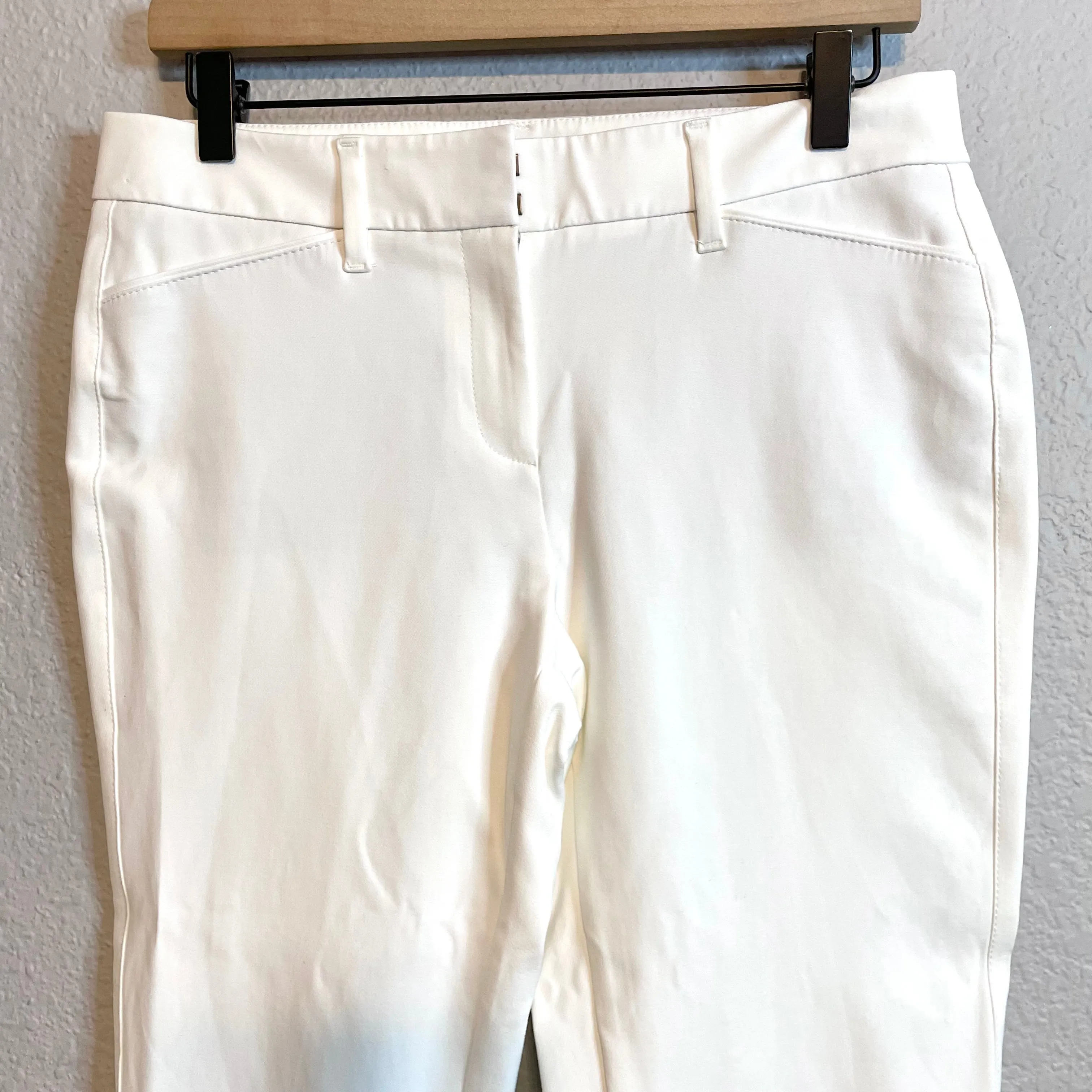 Cropped Straight Dress Pants