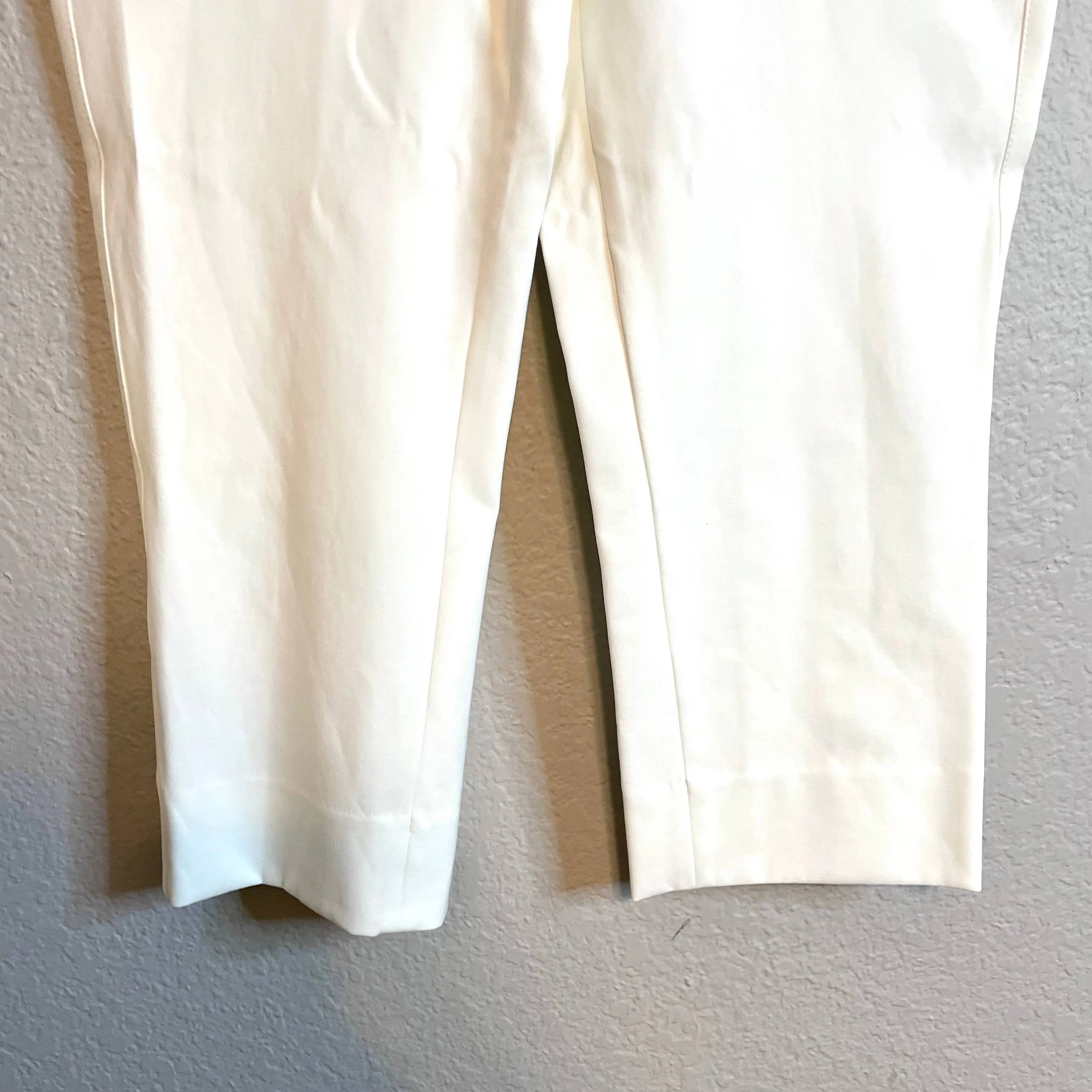 Cropped Straight Dress Pants